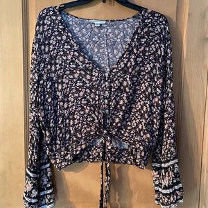 Flowy Shirt with Tie